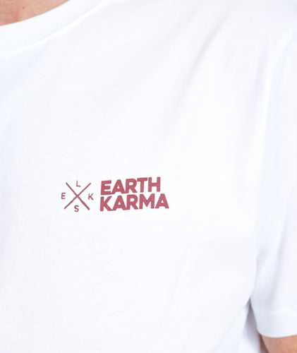 Earth Karma Brushed T-Shirt - White